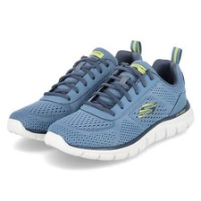Skechers Low Sneaker LESHUR Blau Gelb waschba...