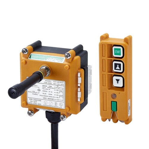 2 Key Lift Hoist Wireless Crane Remote Control Industrial Transmitter Receiver - Picture 3 of 11