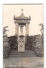 Dickeyville Wisconsin WI RPPC Real Photo 1925-1942 Sacred Heart Shrine