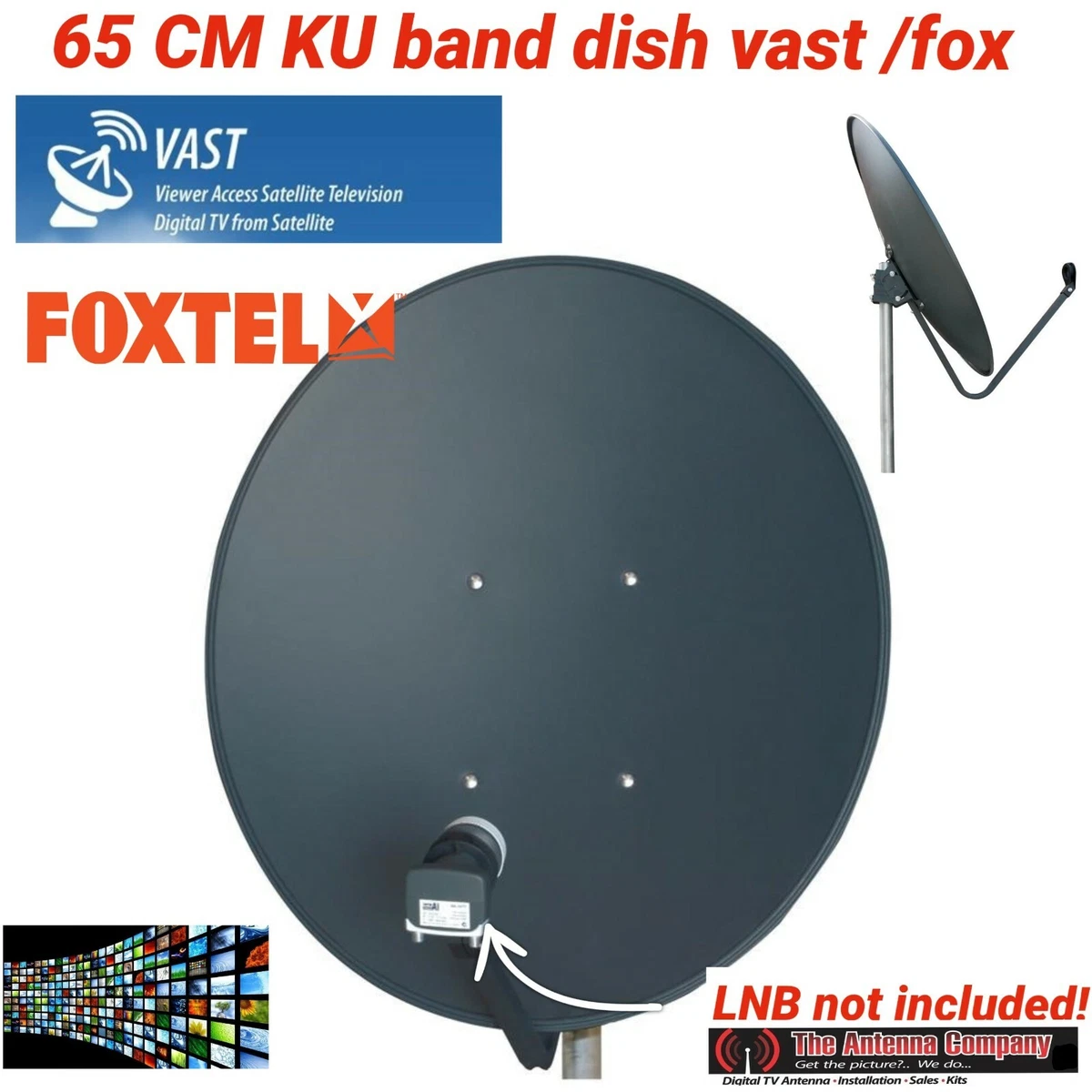 Oval on sale satellite dish
