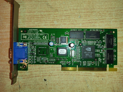 nVIDIA Karte DCEP 300505, 180-P0017-0000-C, P/N 9130011, 16MB, AGP, VGA