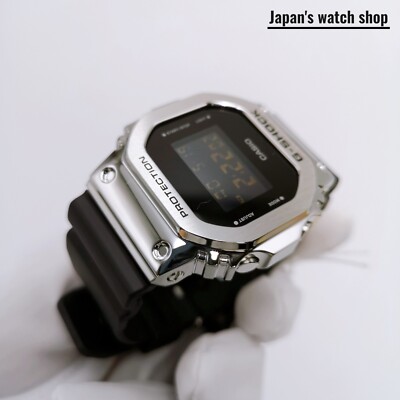 CASIO G-SHOCK GM-5600U-1JF Black Metal Bezel Men's Watch New