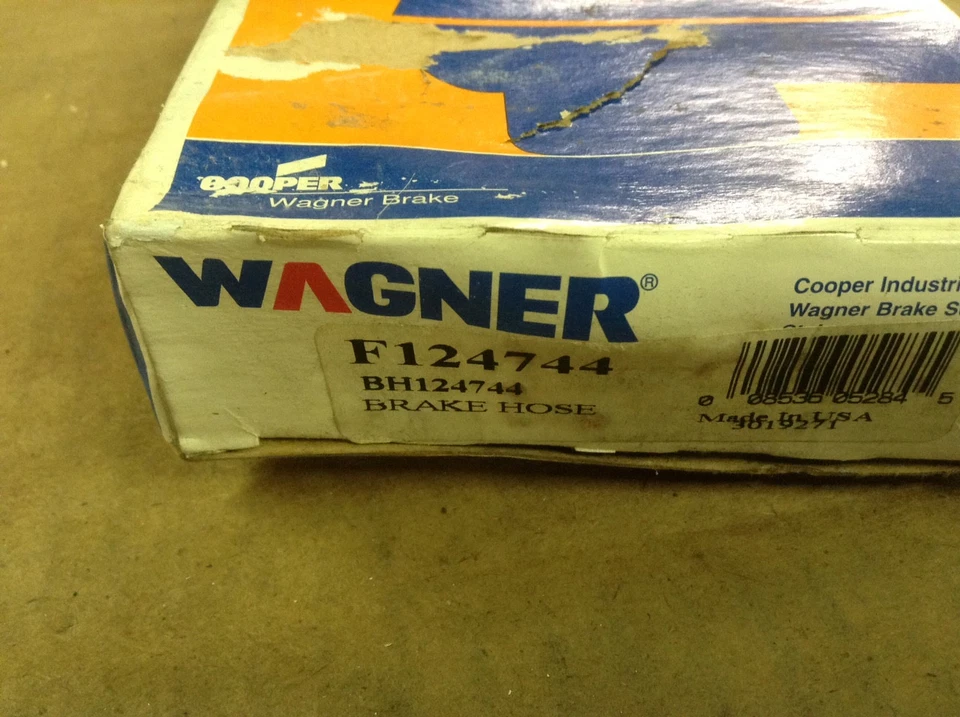 Manguera hidráulica de freno delantera izquierda Wagner F124744 Foto 2 de 3