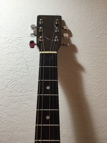 Burswood Acoustic Guitar ESTEBAN Right Handed- 6 String W/Case - Picture 2 of 10