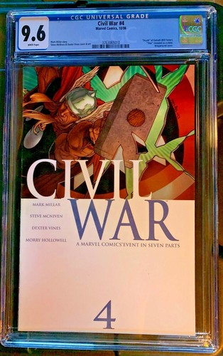 Civil War #4 CGC 9.6 White Pages