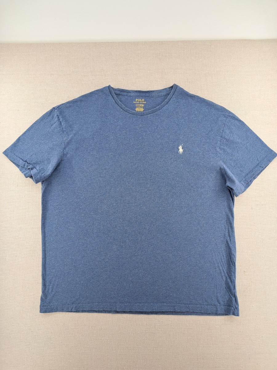 Tシャツ・カットソー POLO RALPH LAUREN Men T Shirts 710964997001 DARK BLUE Polo Ralph Lauren Mens Short Sleeve Crew Neck Big Logo T