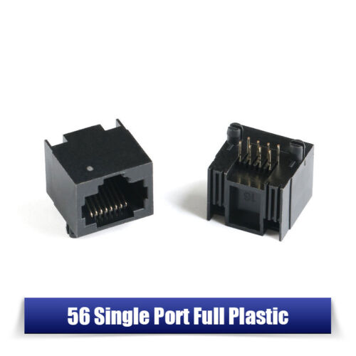 RJ45 Female Socket Ethernet Port Network Connectors 8P8C Single Multiple styles - Picture 17 of 37