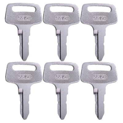 6X Ignition Key 37410-55150 for Kubota BX1500 BX1800 BX1830 BX23 BX2200 BX2230