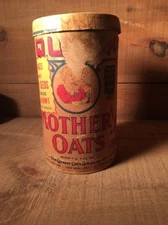 Vintage Quaker Oats Company Quick Mothers  Oats Container Free Seeds Offer