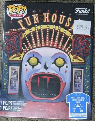 IT Chapter Two フィギュアとTシャツセット Funko POP ! Funko Pop! Pennywise & Tee Small - IT Chapter Two Funhouse