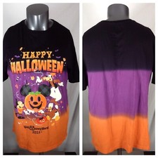 2021 Disney Parks Happy Halloween Walt Disney World Med Mickey Mouse Shirt