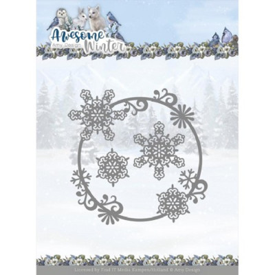 FIND IT MEDIA Cutting Die  - AWESOME WINTER - WINTER SWIRL CIRCLE