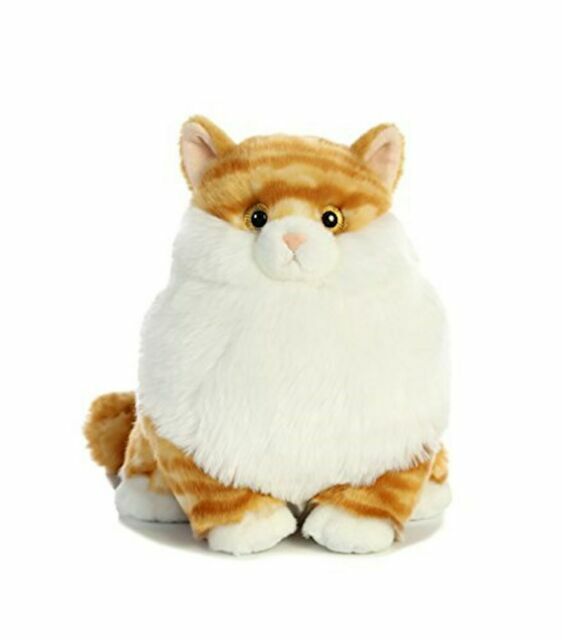 stuffed tabby cat