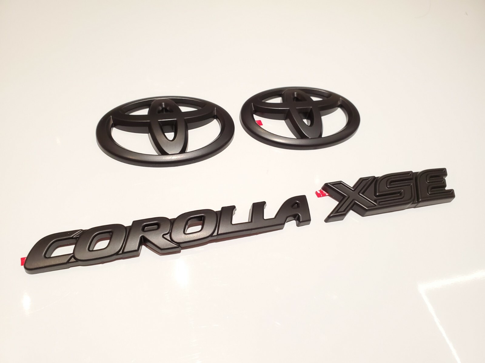 NEW Gloss Black OVERLAY EMBLEM Fit 2020-2025 TOYOTA COROLLA LE PT948-02201-02
