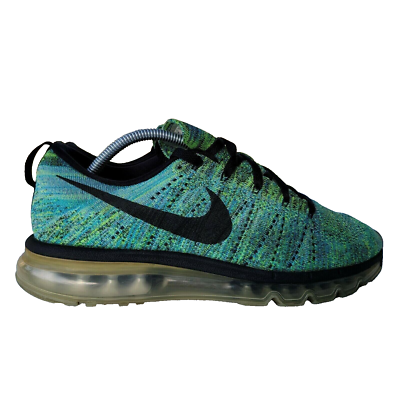 Nike Flyknit Airmax Mens 10.5 Green Tranquil Running Shoes  display picture 3