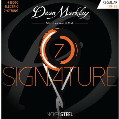 Dean Markley Regular 10-56 Nickelstahl 7-saitiges E-Gitarren-Saiten-Set