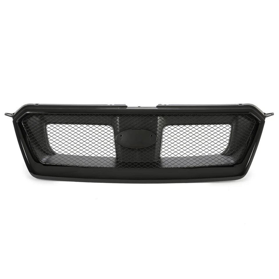 For Subaru XV Crosstrek 2013-2017 Front Bumper Grille Black Painted Mesh Style Foto 2 de 4