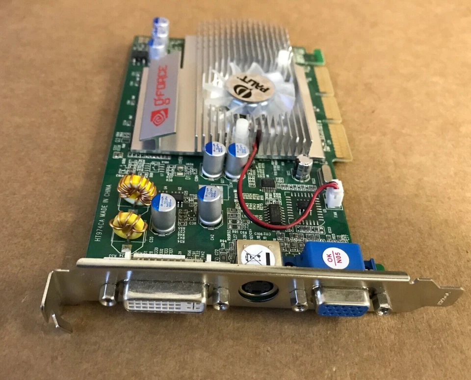 Видеокарта XpertVision GeForce FX 5500 128 МБ D AGP 4X/8X X XNA-55000+TD21-HT974CA - Изображение 2 из 2