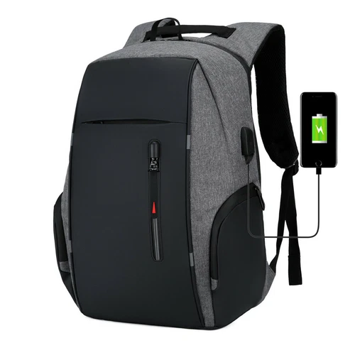 17" Oxford Anti-Diebstahl Laptop Rucksack Reise Business Schule Buchtasche mit USB-Anschluss - Bild 18 von 44
