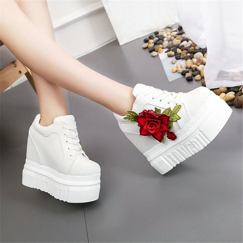 platform wedge sneaker shoes