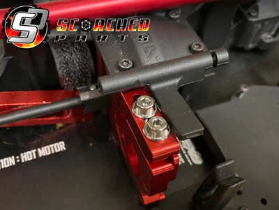 SCORCHED PARTS RC Motor mount upgrade titanium screws, for Arrma 6s & 8s