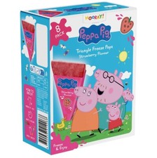 Peppa Pig Triangle Freeze Pops Erdbeere 12 Kartons &agrave; 8x62ml (496ml) no Sun Lolly