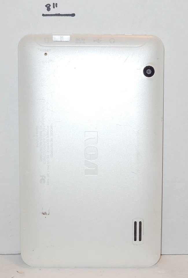 Планшет RCA 7 дюймов Android белый 4.2.2 Jelly Bean 8 ГБ двухъядерный Wifi модель RCT6272w23 - Изображение 3 из 4