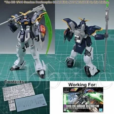 for HG AC 1/144 XXXG-01D Deathscythe AW9 Detail Addon Part Etch Sheet+Decal S027