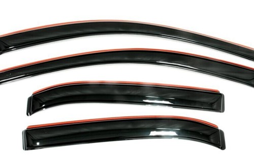 AVS Smoke Rain Guards Vent Visors 3M In-Channel for 08-13 GMC Yukon Chevy Tahoe - Picture 4 of 4