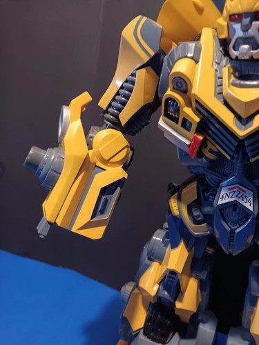 2006 Hasbro Cyber Stompin Bumble Bee Transformer Action Figure Not Tested 11" - Picture 8 of 12