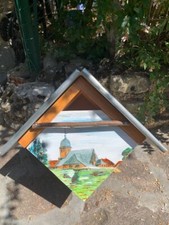Cabane Oiseaux animalerie nichoir pour jardin Peinture main bois sapin abris