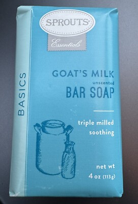 Goat's Milk Unscented Soothing Bar Soap, 4 oz