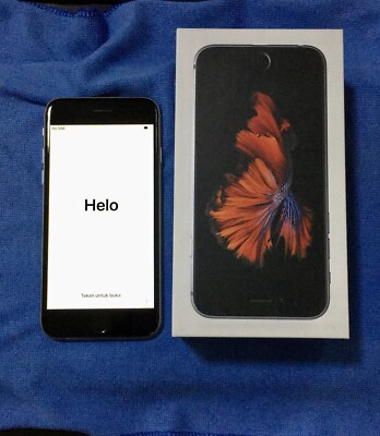 Apple iPhone 6s 32GB Space Gray IOS 12.3.1 Unlocked Personal Apple iPhone 6s 32GB Space Gray IOS 12.3.1 Unlocked Personal