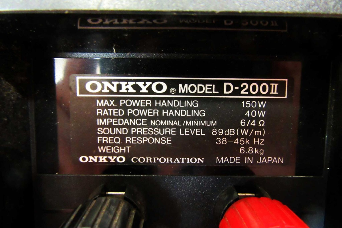 Vintage Pair of Crossovers ONKYO D-200 II - Audio Speaker Vintage Pair of Crossovers ONKYO D-200 II - Audio Speaker