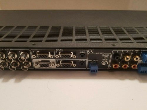 Interruptor MediaLink de seis entradas Extron MLS 406MA con amplificador de audio mono probado - Imagen 7 de 10