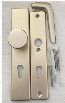 Sicherheitsbeschlag Knopf/ Drücker PZ 72 Alu F2  15 mm
