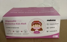 Child Toddler Kids Protective Surgical Face Mask Medical Disposable - 3 Ply 50ct