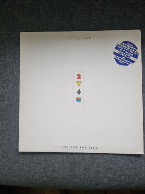 ELTON JOHN TOO LOW FOR ZERO VINYL ALBUM 