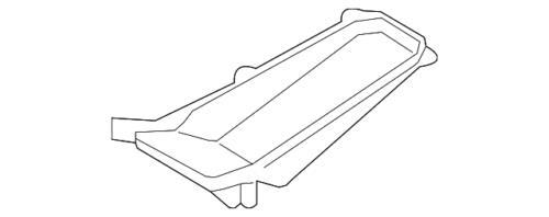 Panel de acceso del núcleo del calentador para Ford Freestyle 2005-2009 (N/P 5F9Z-19873-AA)