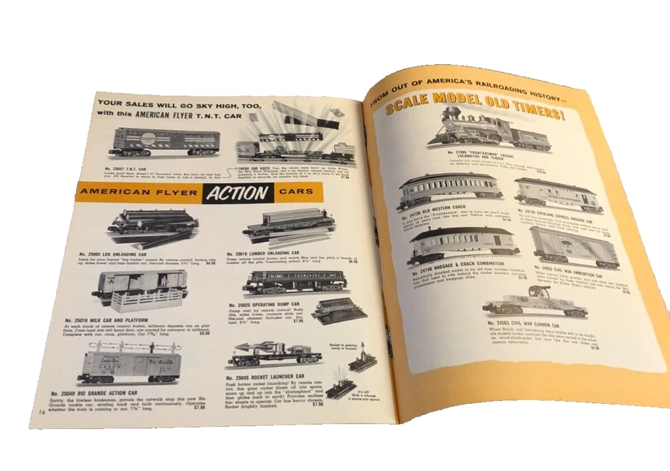 American Flyer 1960 escala S modelo tren comercio catálogo d2230 hobby store Foto 3 de 3