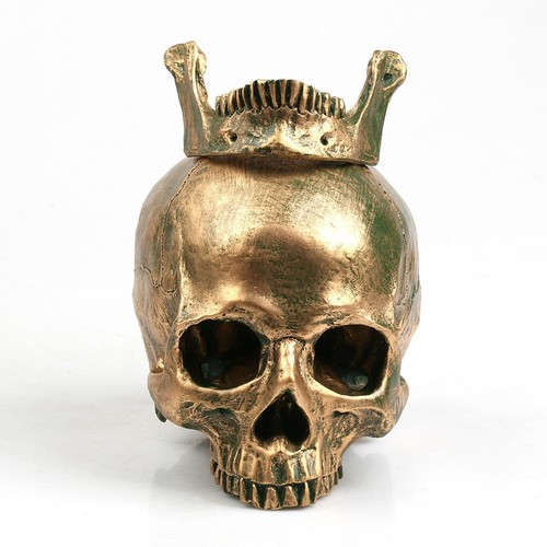 skull figurine skeleton statue halloween head human