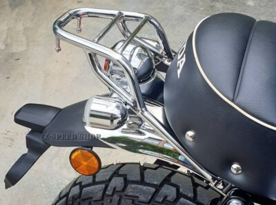 Chrom Original Heckträger Gepäckträger für Honda Z125 All Monkey 125 2019-2022