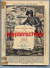 Grosser Volkskalender Lahrer Hinkenden Boten - 1903