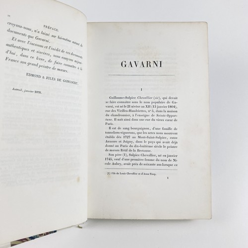GONCOURT : GAVARNI, L'HOMME & L'ŒUVRE . PLON, 1873, EO . EX-LIBRIS OCTAVE UZANNE - Photo 10/15