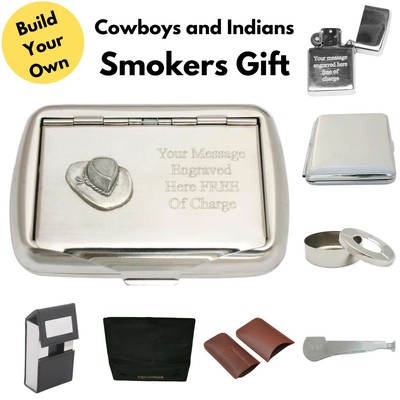 Cowboys und Indianer Rauchen Zigarette & Tabak personalisierte Geschenke
