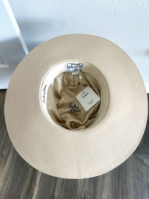Lack of Color Ivory Wide Brim Hat NWT Womens L Seaside  display picture 2
