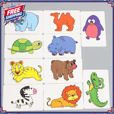 Fruit Animal Matching Puzzle Cards for Kids Cognitive Montessori Toddler Toys