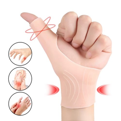 #ad Silicone Therapy Wrist Thumb Support Gloves Arthritis Pressure Corrector Glove $10.88