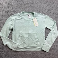 All in Motion Girl's Size Medium 8 Cozy Soft Crewneck Sweatshirt Light Mint