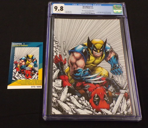 DEADPOOL #1 MARVEL KRS COMICS CONVENTION NUACK VIRGIN COVER  CGC GRADED 9.8